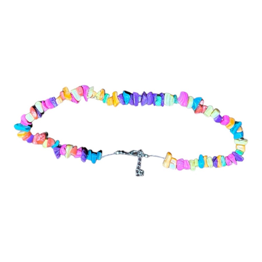 Multi-Color Assorted Gemstone Endless Strand Chip… - image 4